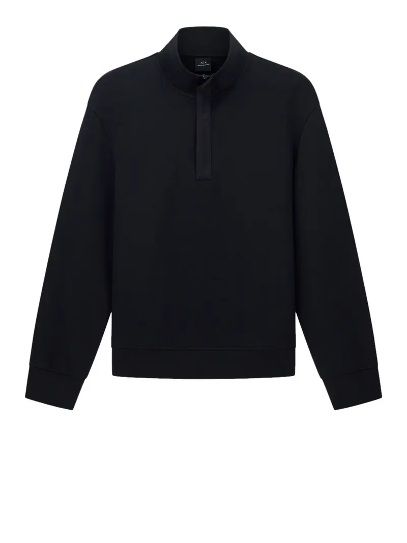 felpa armani exchange da uomo - nero