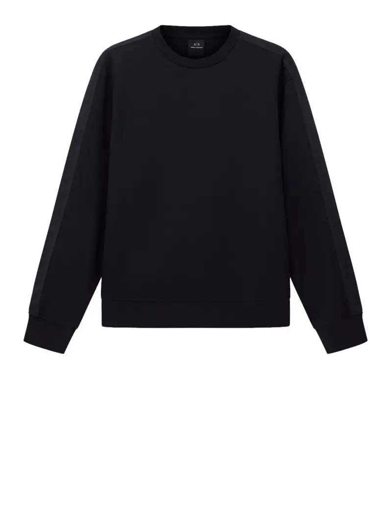 felpa armani exchange da uomo - nero