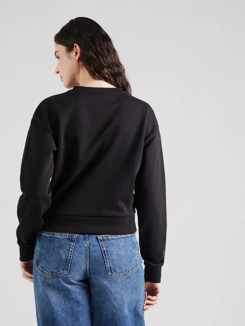 ARMANI EXCHANGE Felpa beige / nero miniatura 2