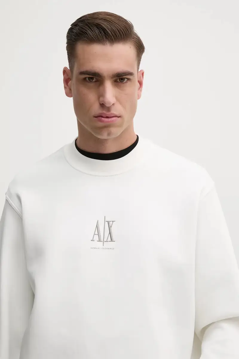 Armani Exchange Maglia bianca per uomo miniatura 4