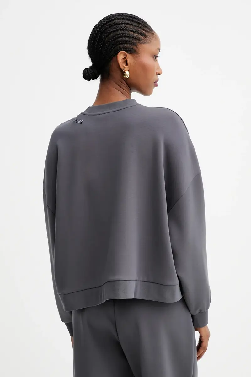 felpa donna colore grigio XW000740 AF16111 miniatura 3