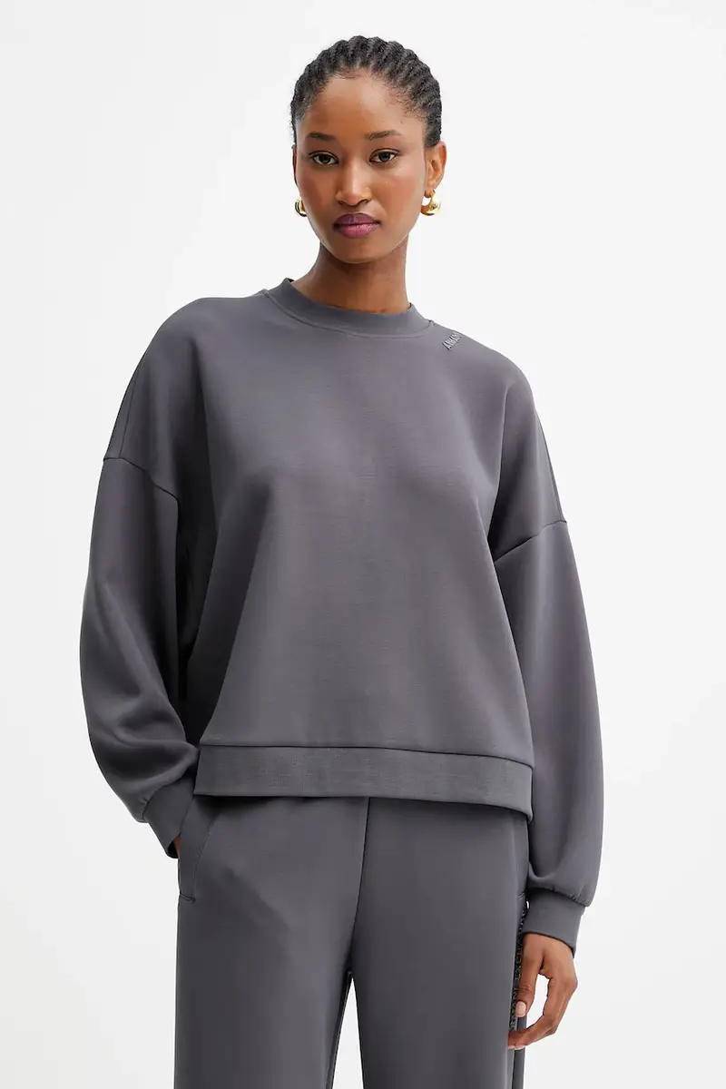 felpa donna colore grigio XW000740 AF16111