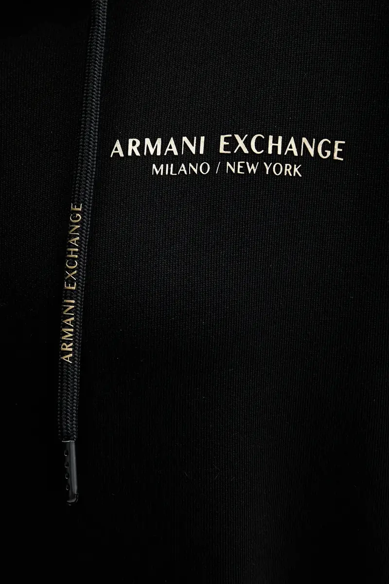 felpa in cotone donna colore nero con cappuccio XW001452 AF10830 miniatura 5