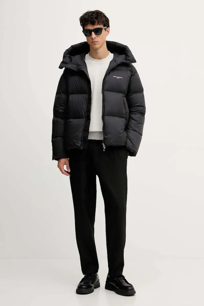 felpa in cotone uomo colore beige con applicazione XM001040 AF10830 miniatura 2