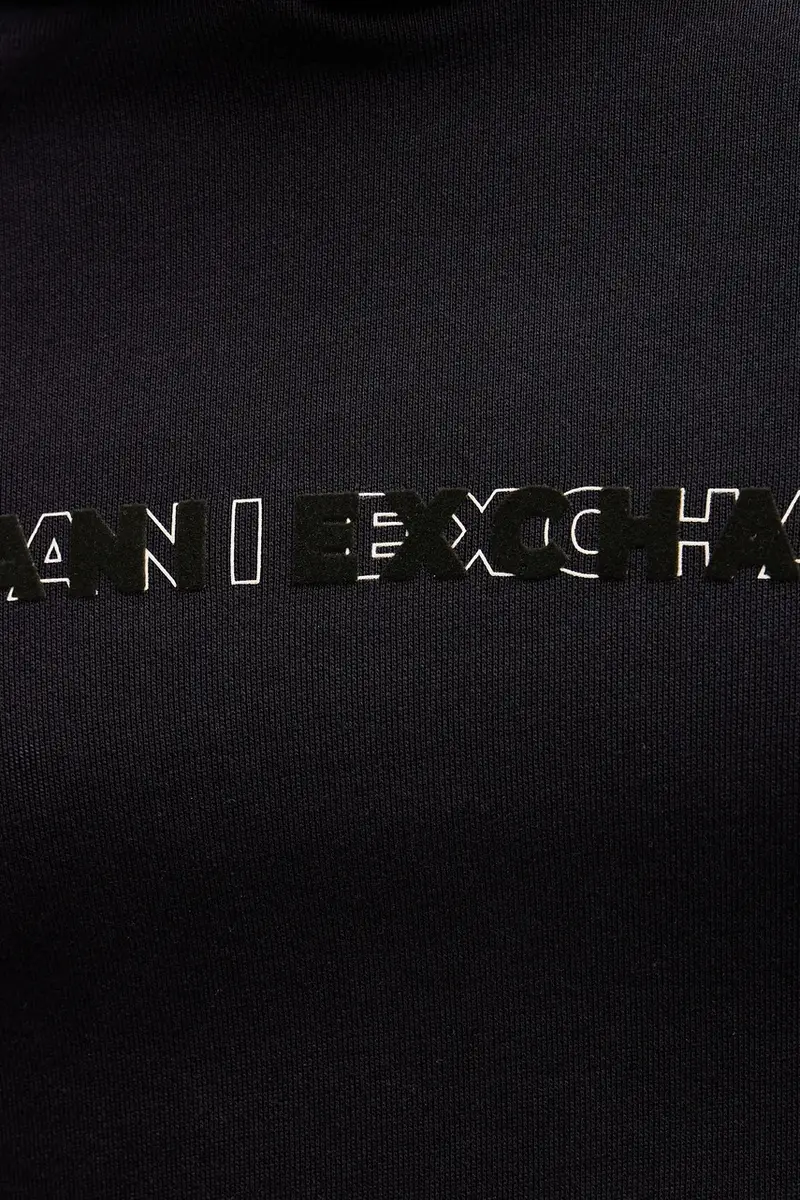 felpa in cotone uomo colore blu navy con cappuccio XM001380 AF10830 miniatura 5