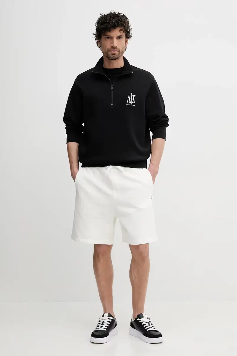 Armani Exchange Maglia nera miniatura 2