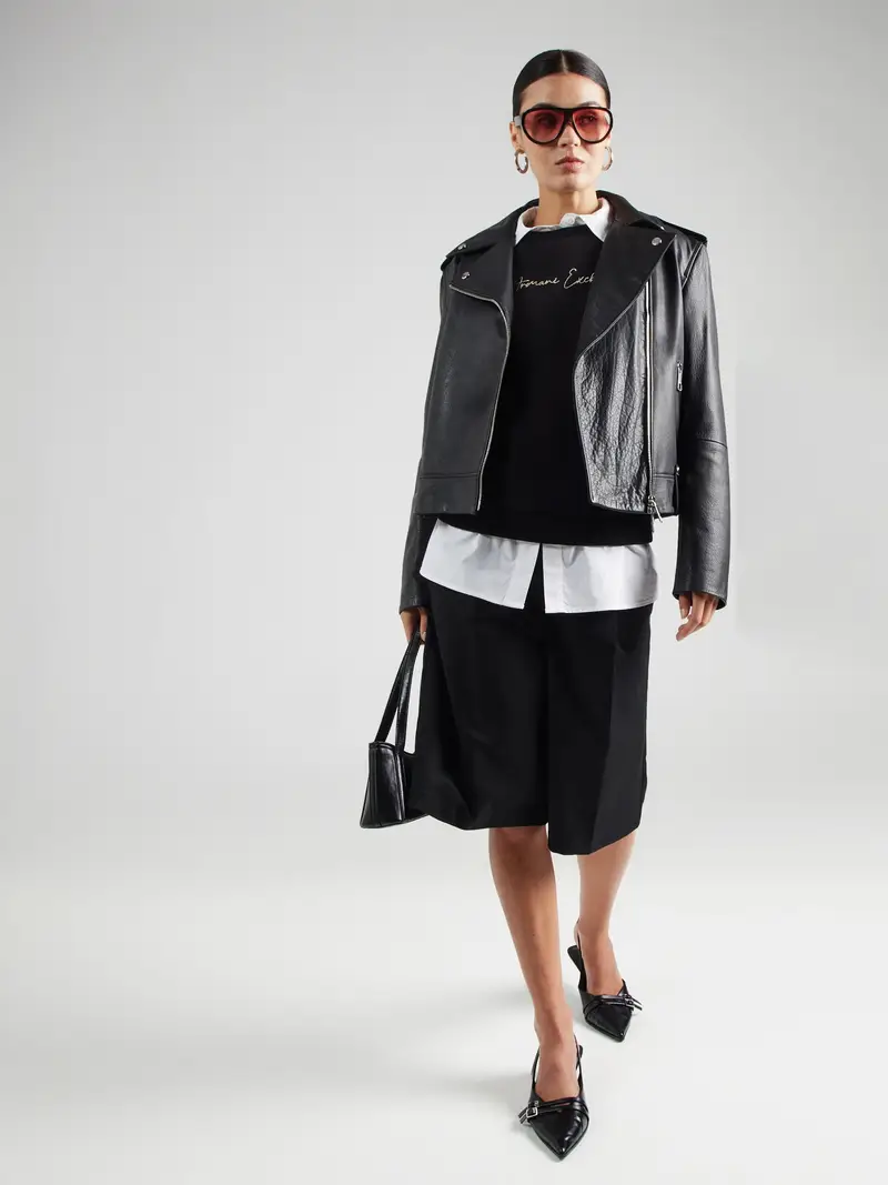 ARMANI EXCHANGE Felpa oro / nero miniatura 2