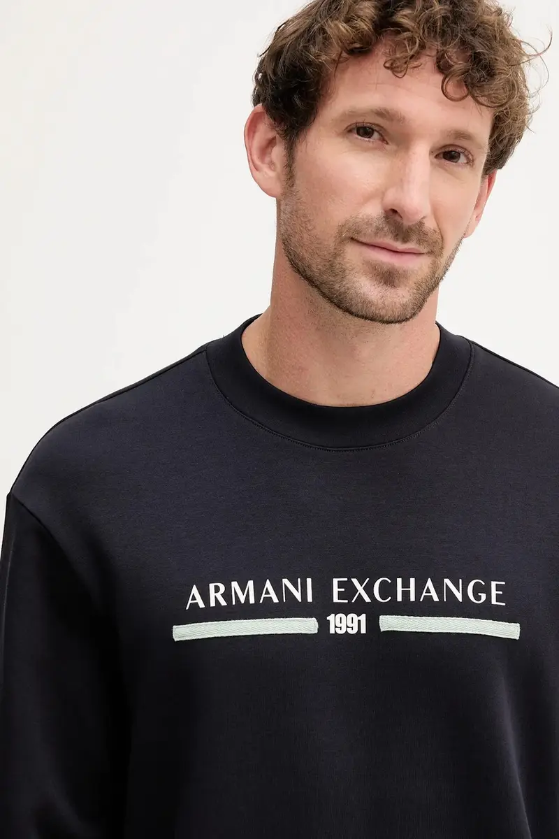 felpa uomo colore blu navy XM000982 AF10818 miniatura 3