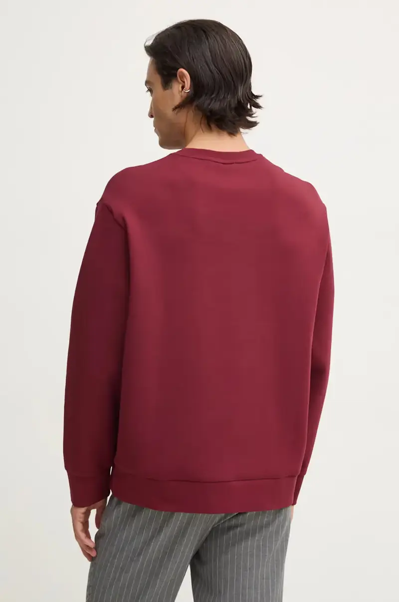 felpa uomo colore granata XM000082 AF10818 miniatura 3