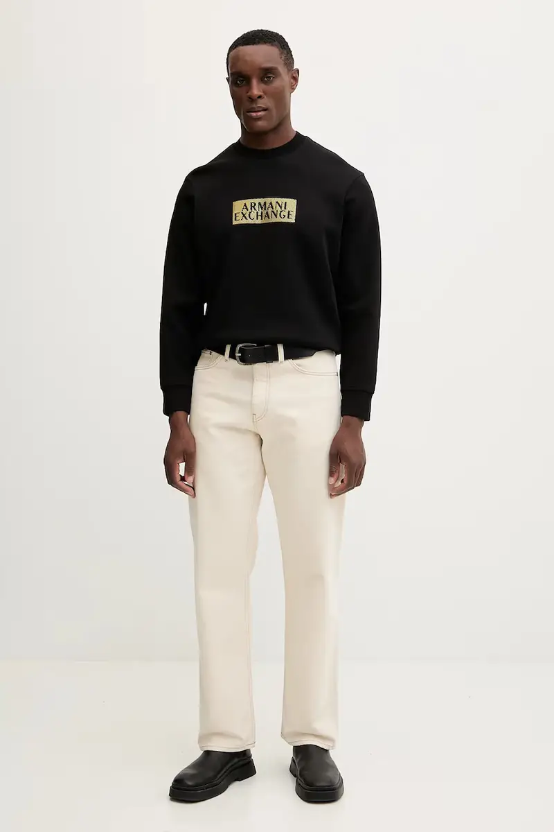 felpa uomo colore nero con cappuccio XM001892 AF10818 miniatura 2