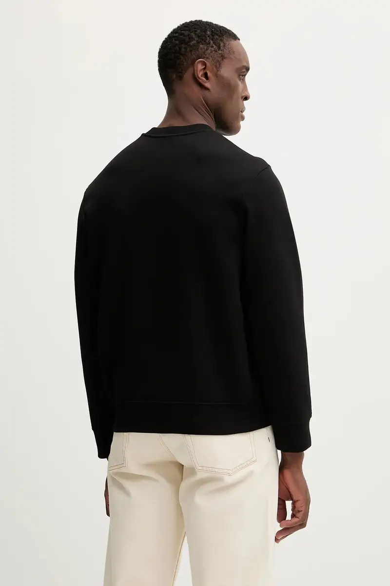 felpa uomo colore nero con cappuccio XM001892 AF10818 miniatura 3