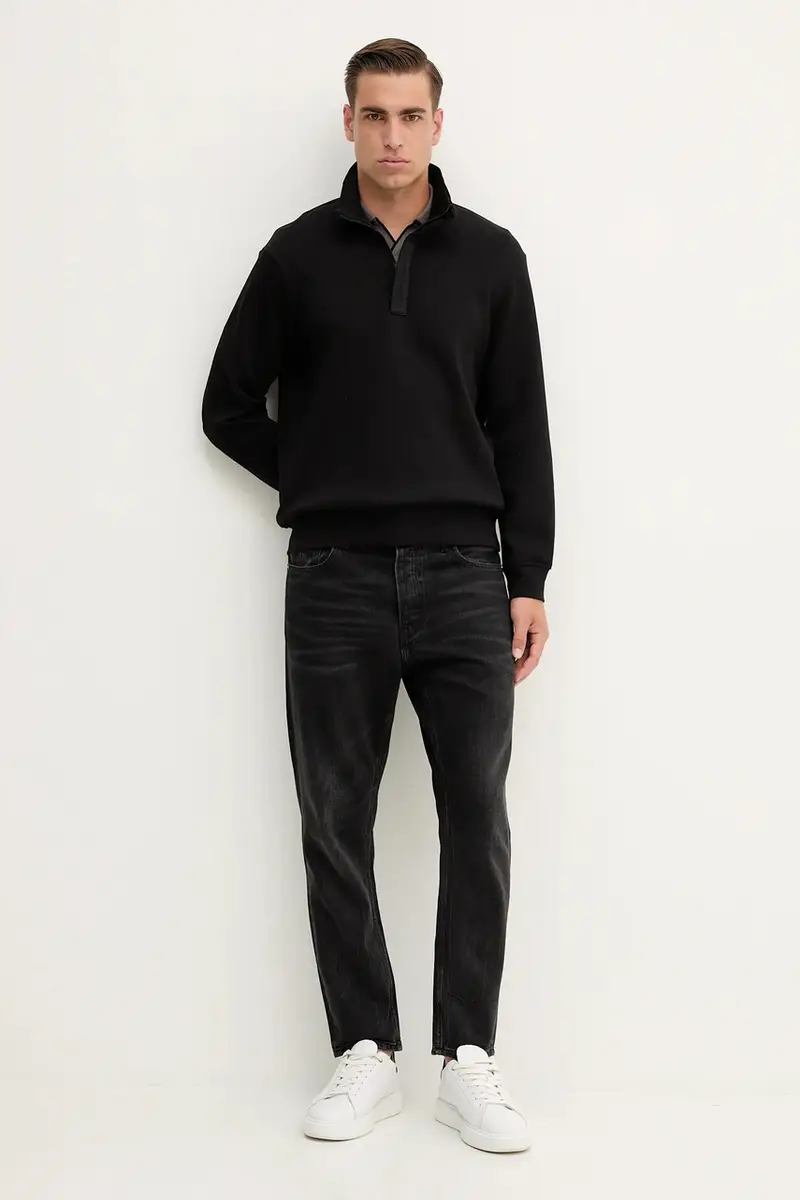 felpa uomo colore nero XM001295 AF10818 miniatura 2