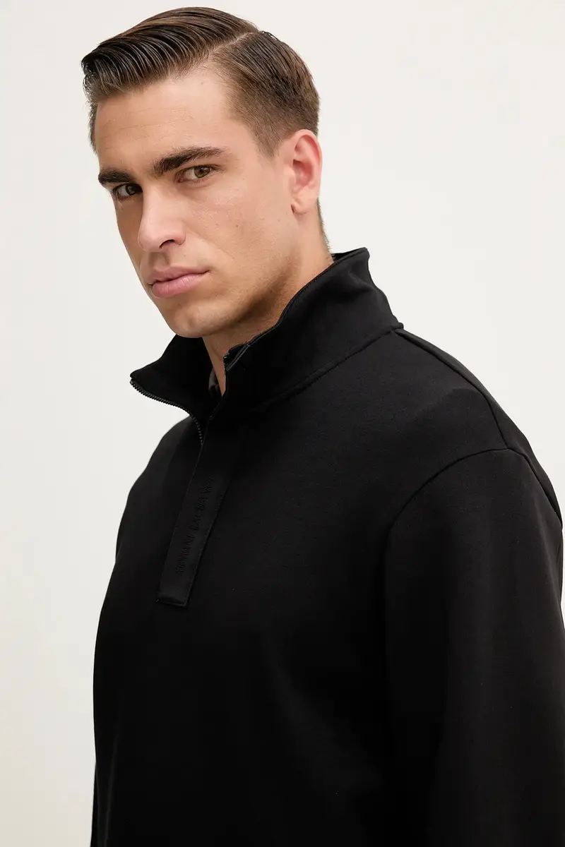 felpa uomo colore nero XM001295 AF10818 miniatura 4