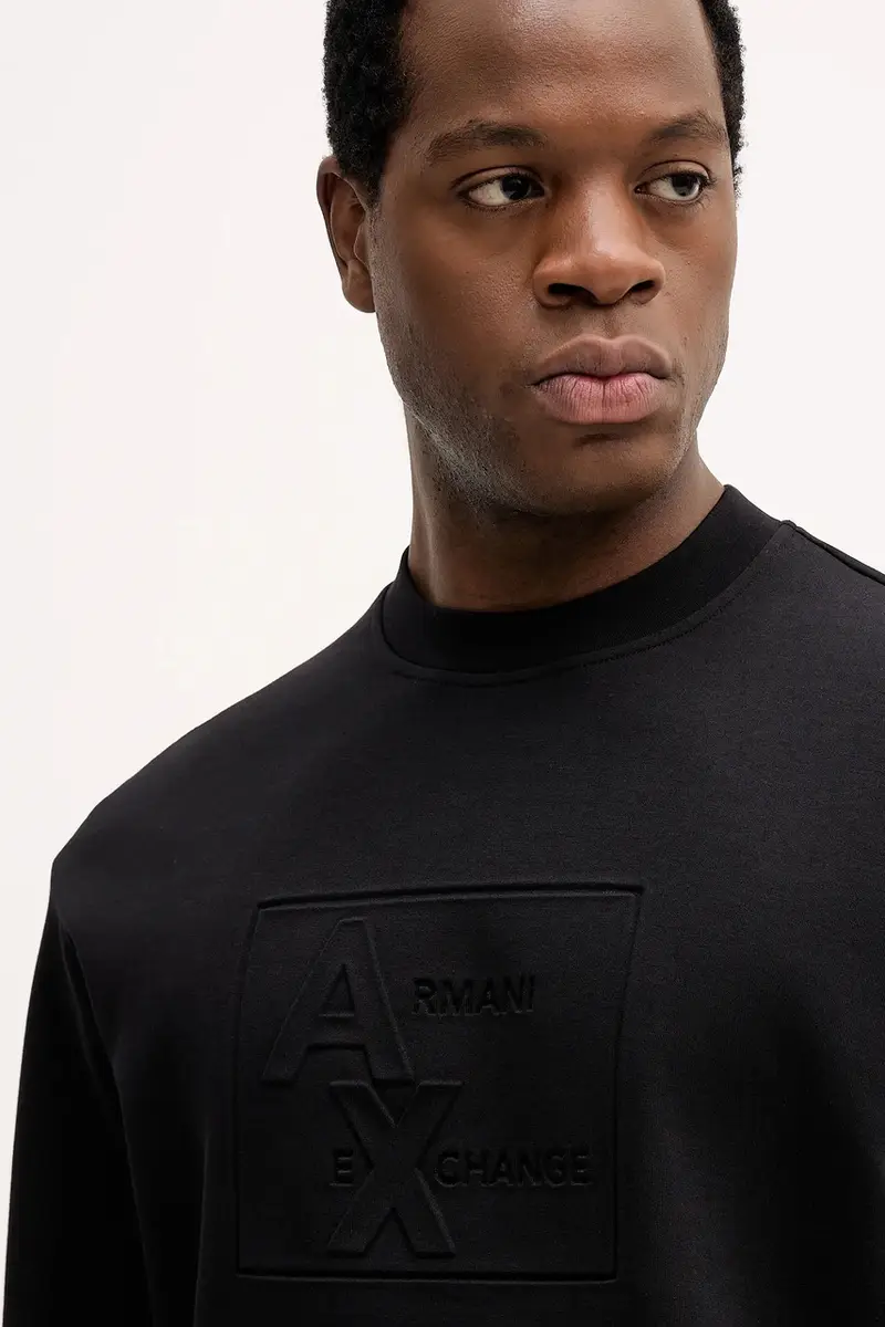 felpa uomo colore nero XM001371 AF13047 miniatura 4