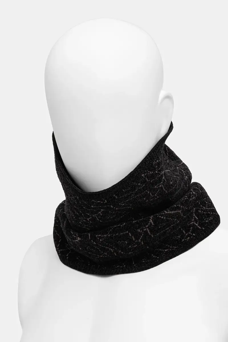 foulard multifunzione uomo colore nero XM001931 AF16916 miniatura 2