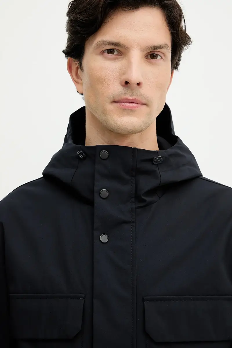 giacca colore blu navy XM001095 AF16595 miniatura 4