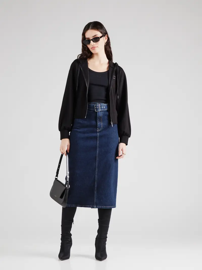 ARMANI EXCHANGE Giacca di felpa nero miniatura 2