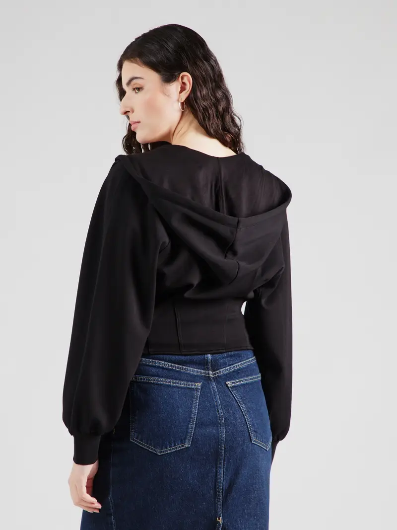 ARMANI EXCHANGE Giacca di felpa nero miniatura 3