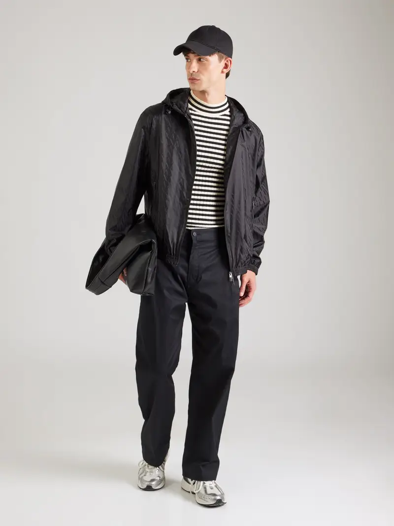 ARMANI EXCHANGE Giacca di mezza stagione nero miniatura 2