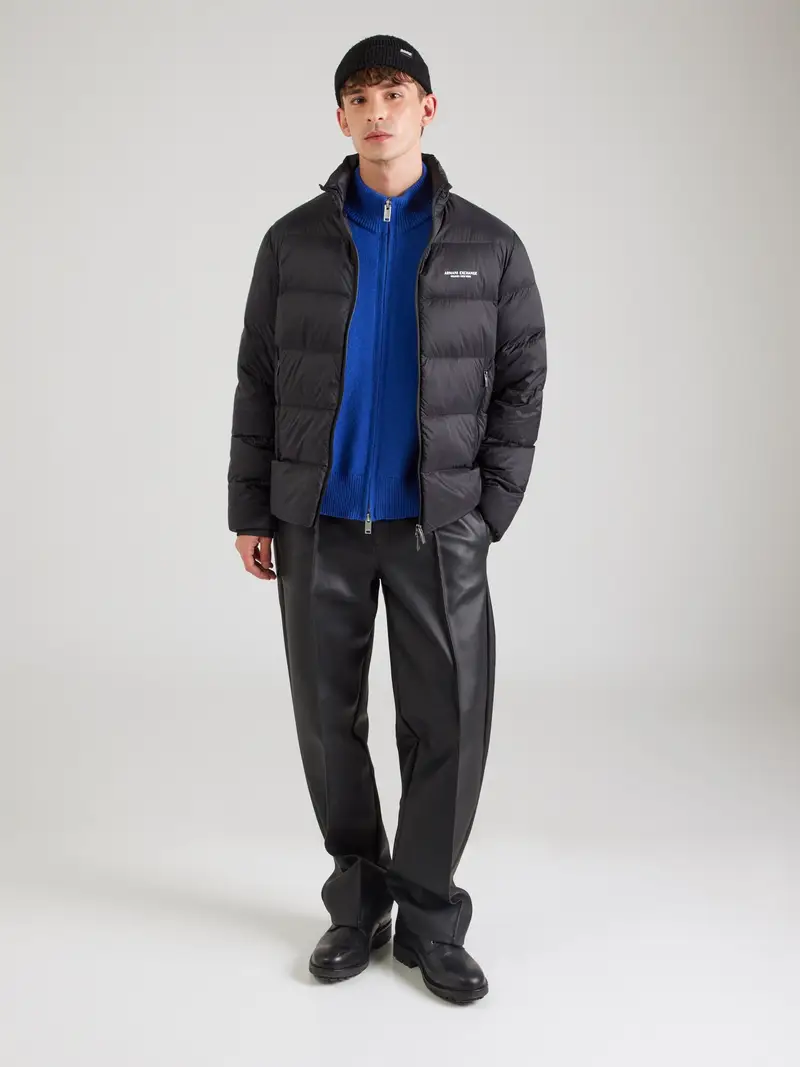 ARMANI EXCHANGE Giacca di mezza stagione nero miniatura 3