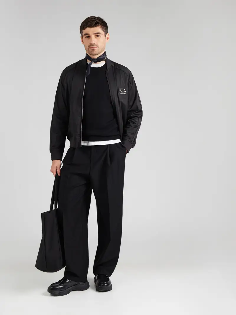 Giacca di mezza stagione nero miniatura 3