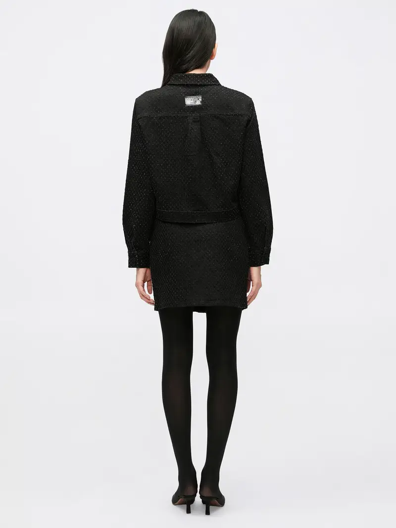 Giacca di mezza stagione nero miniatura 3