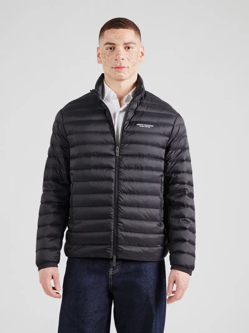 ARMANI EXCHANGE Giacca di mezza stagione nero / bianco miniatura 3