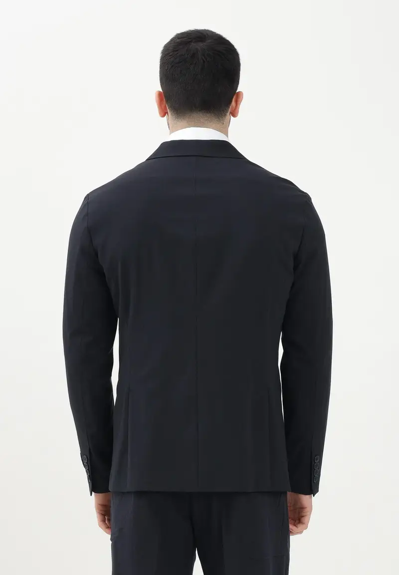 ARMANI EXCHANGE Giacca monopetto blu da uomo miniatura 2