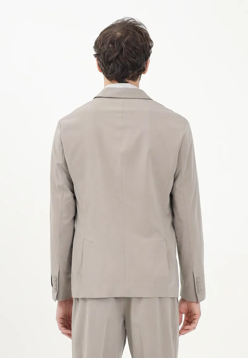 ARMANI EXCHANGE Giacca monopetto color fango da uomo miniatura 2