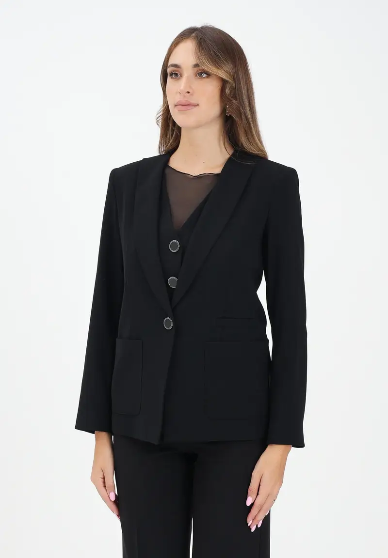 Giacca nera da donna