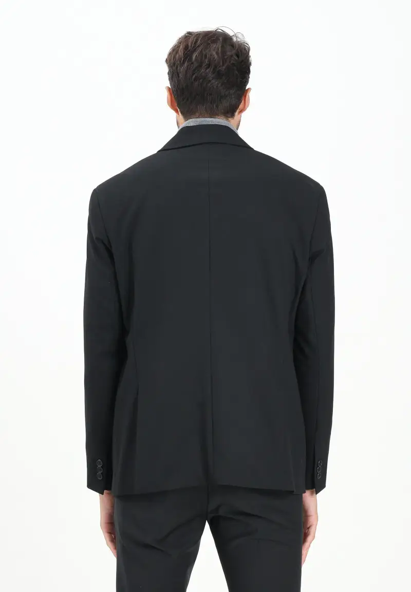 Giacca nera da uomo miniatura 3