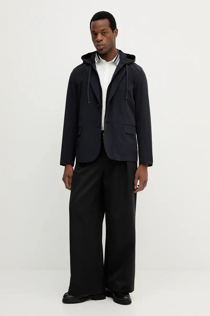 giacca uomo colore blu navy XM001199 AF16635 miniatura 2