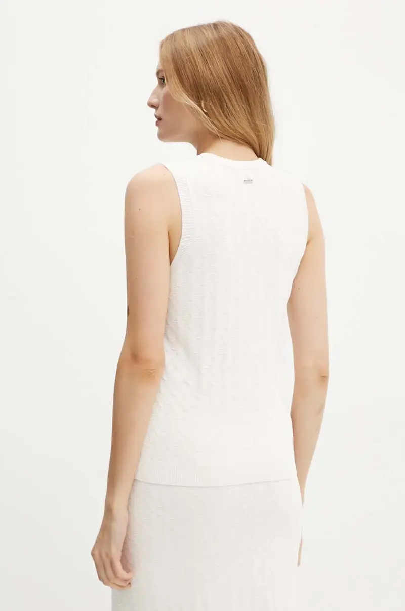 gilet colore beige 8NYH9A YMH6Z miniatura 3