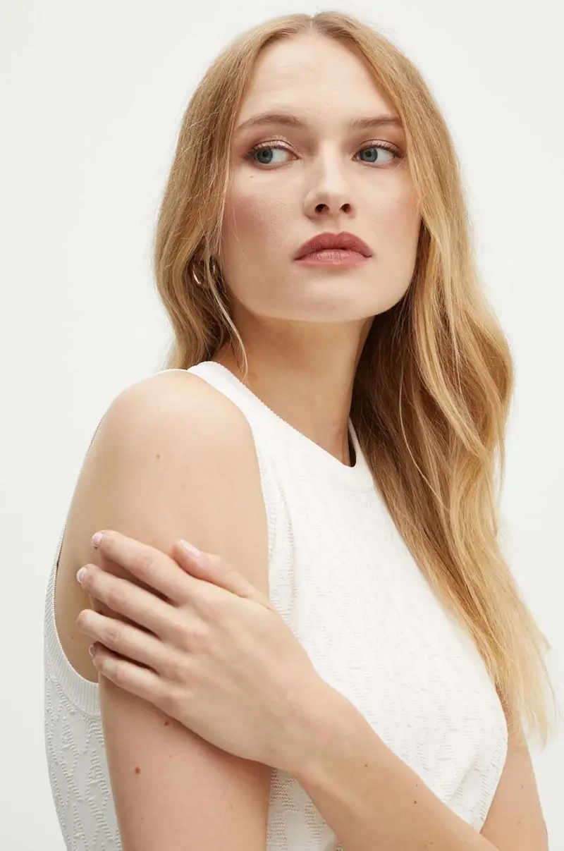 gilet colore beige 8NYH9A YMH6Z miniatura 4