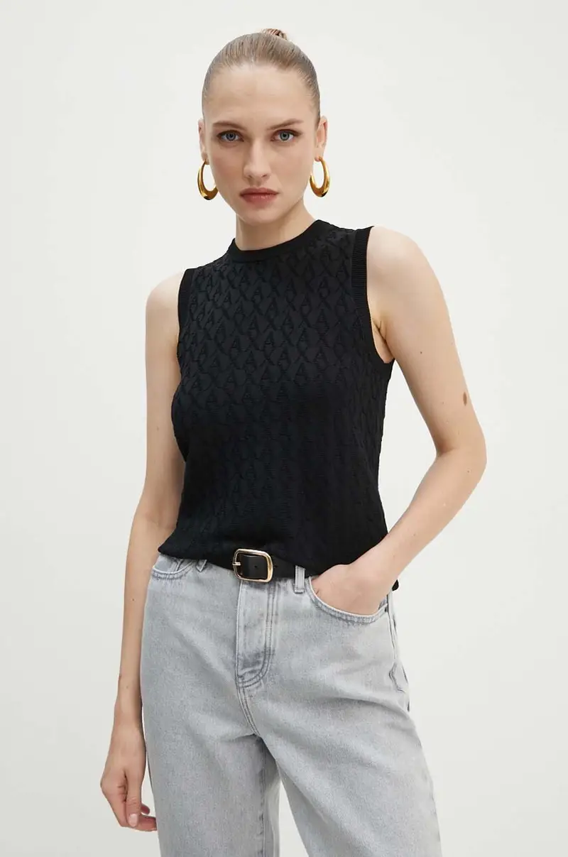 gilet colore nero 8NYH9A YMH6Z miniatura 2