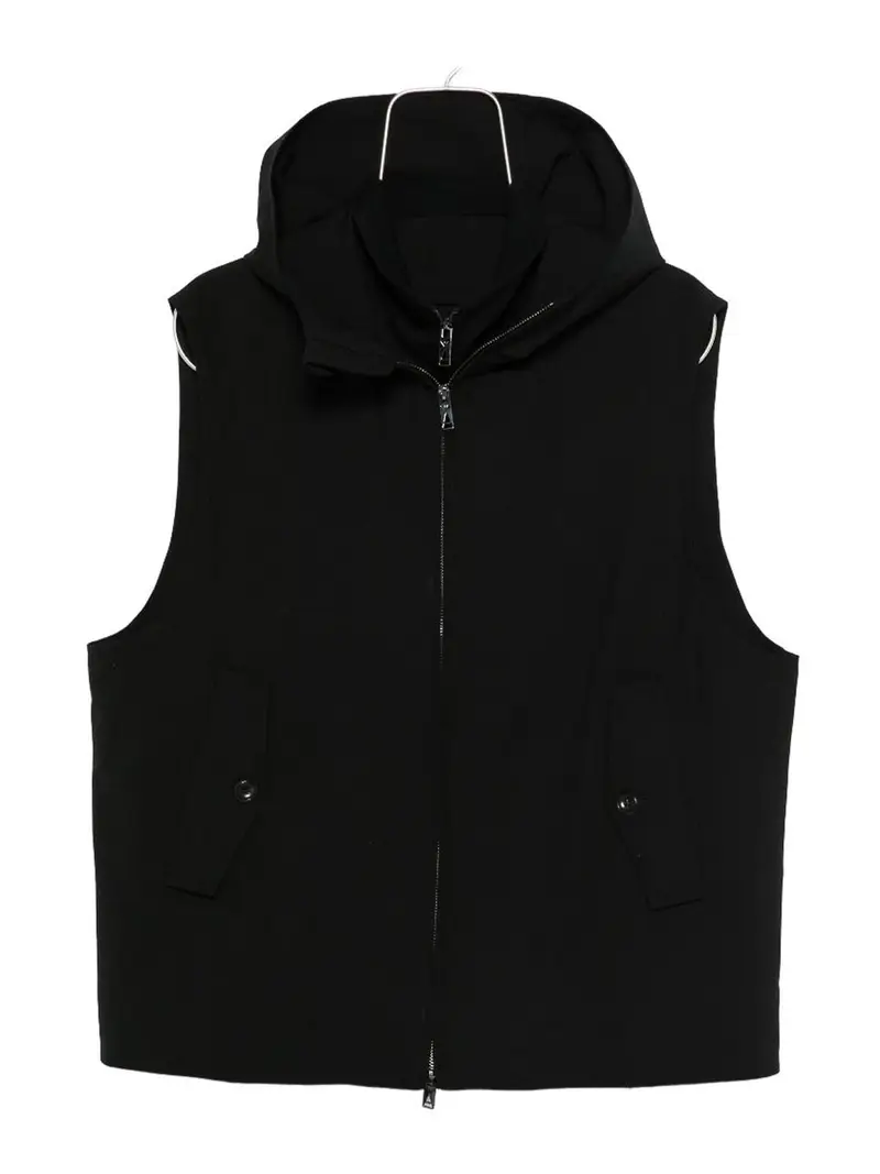 Gilet di lana Nero