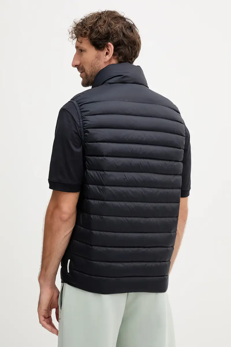 gilet in piuma colore blu navy XM001576 AF16927 miniatura 3