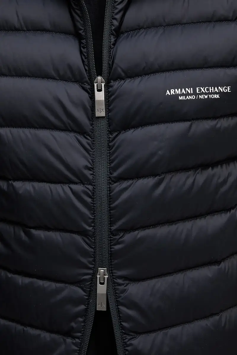 gilet in piuma colore blu navy XM001576 AF16927 miniatura 5