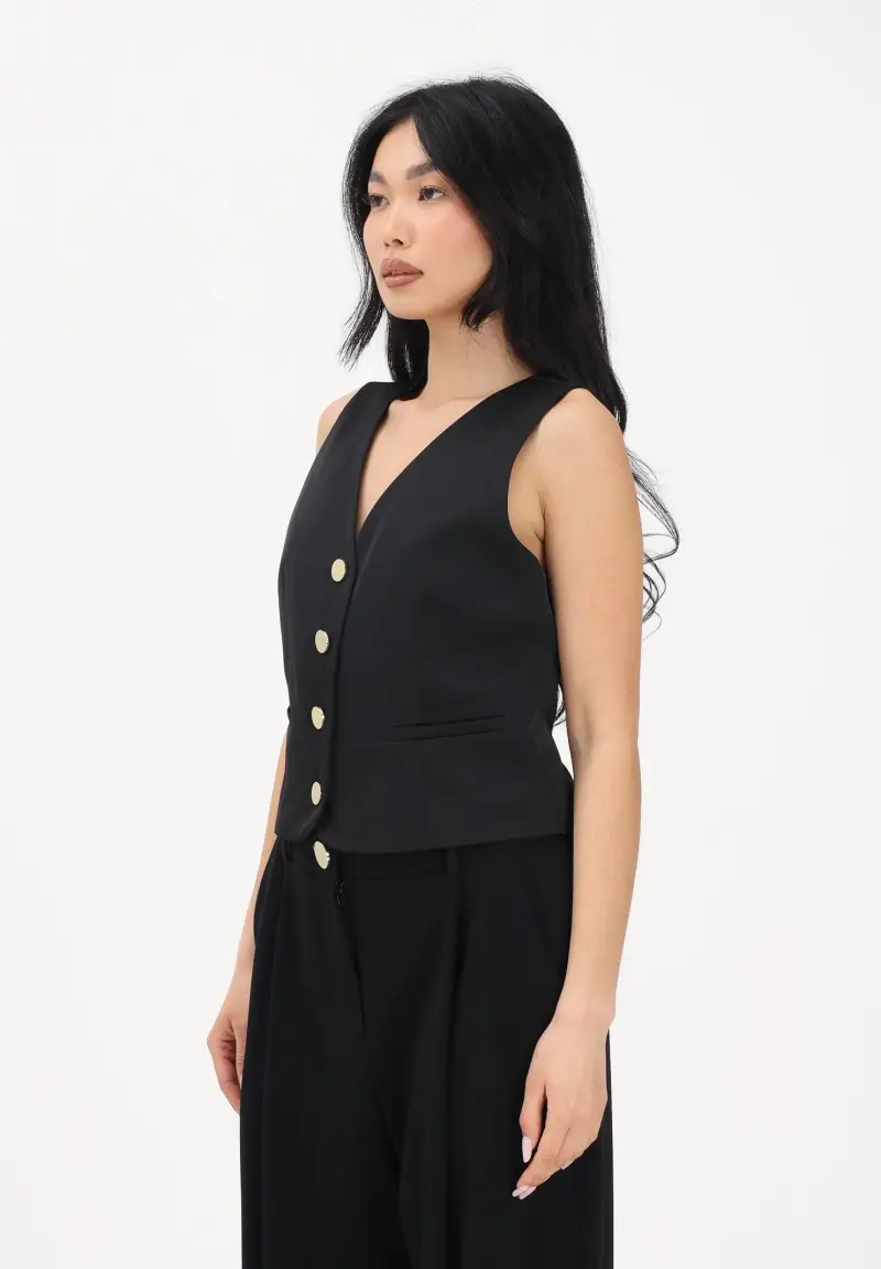 Gilet nero da donna