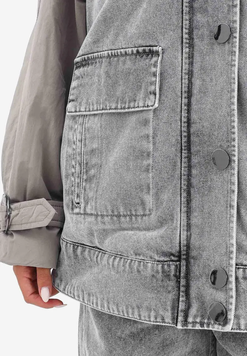 Armani Exchange Jeans Donna Grigio 2817751 miniatura 3