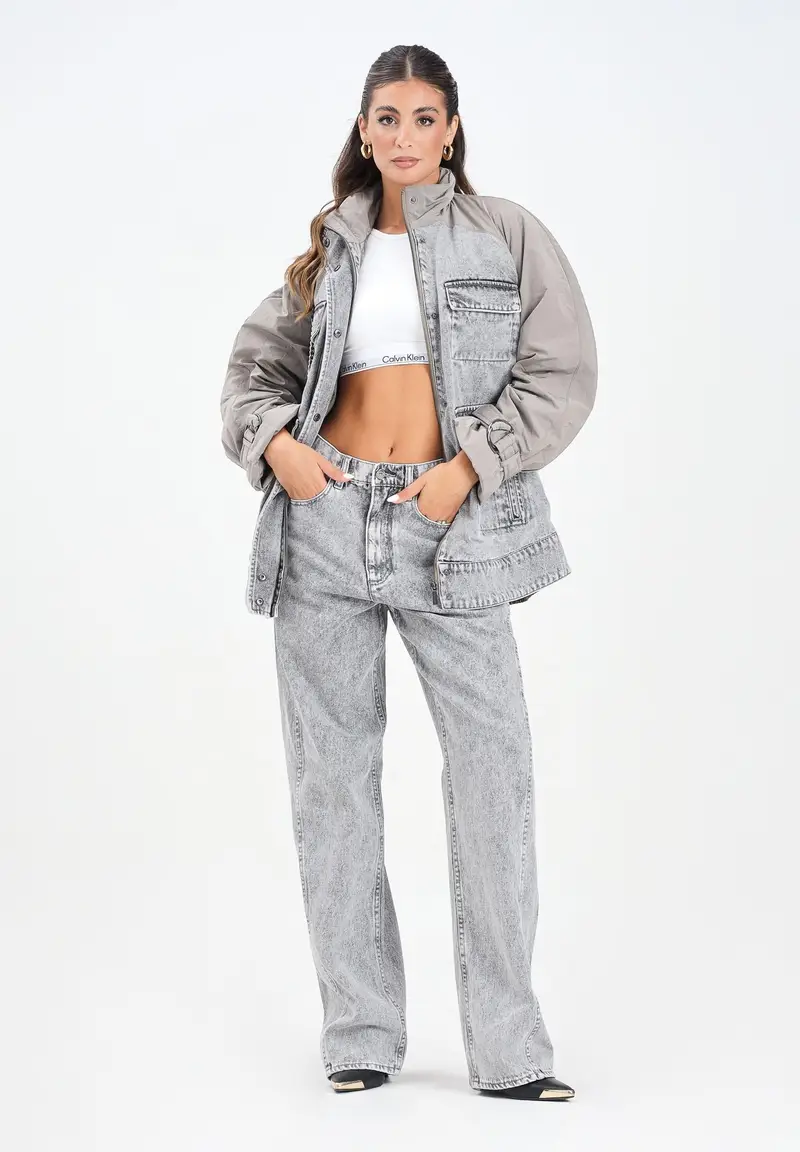 Armani Exchange Jeans Donna Grigio 2817808 miniatura 2