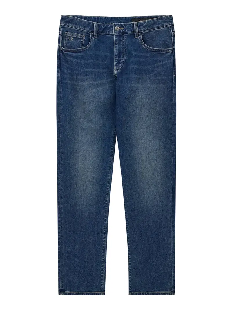 jeans straight armani exchange da uomo - denim