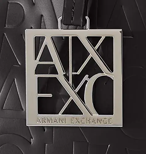 Armani Exchange Liz – Small Open Shopping Tote Nero (Nero – Black), schwarz, Einheitsgröße miniatura 2