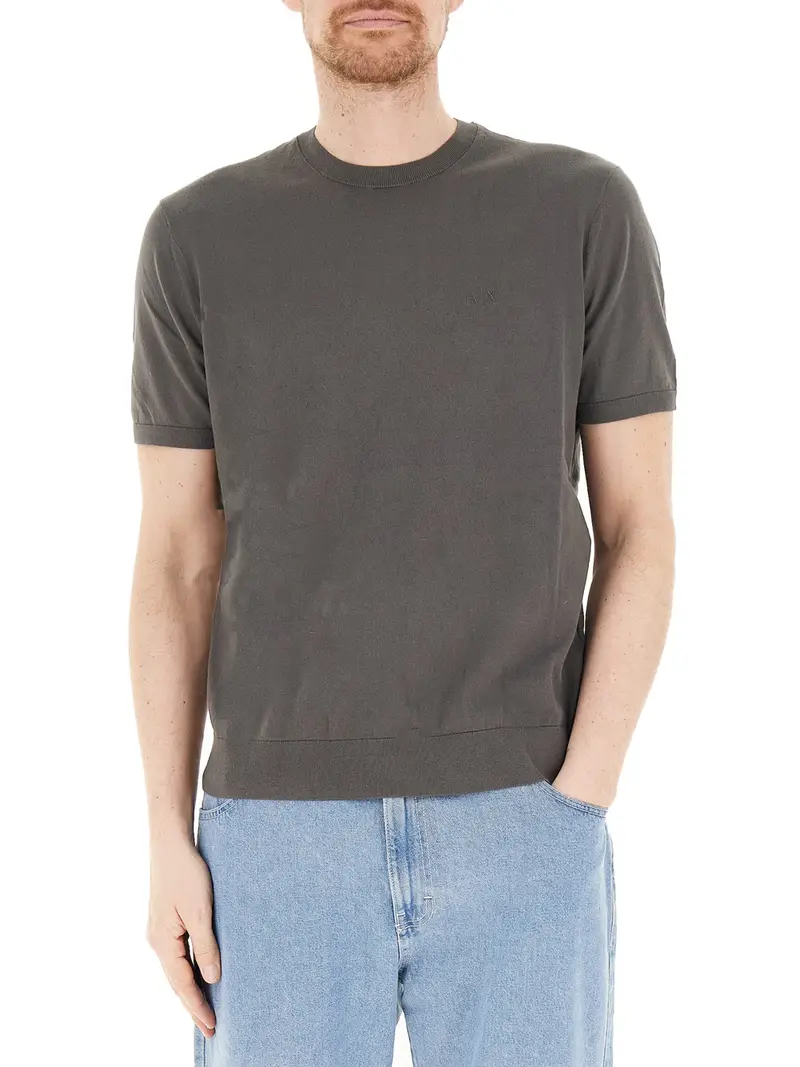 maglia armani exchange da uomo - grigio