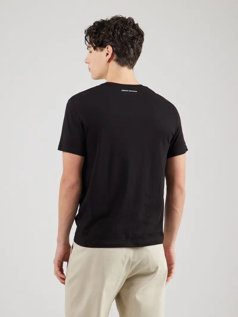 ARMANI EXCHANGE Maglietta '8NZTCK' nero / bianco miniatura 2