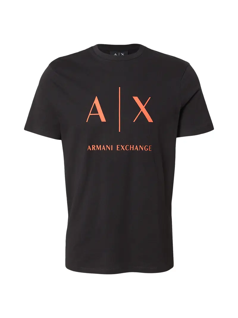 Maglietta arancione / nero