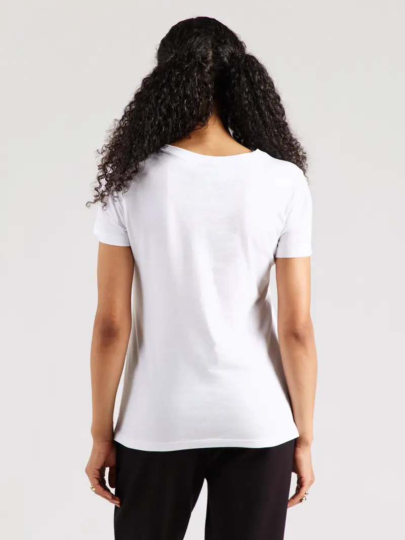 Maglietta beige / nero / bianco miniatura 3