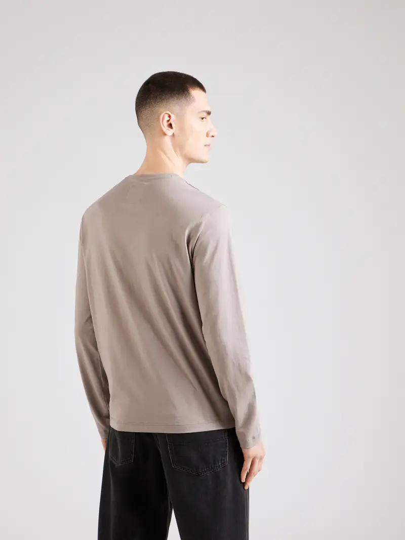 ARMANI EXCHANGE Maglietta beige scuro / bianco miniatura 2