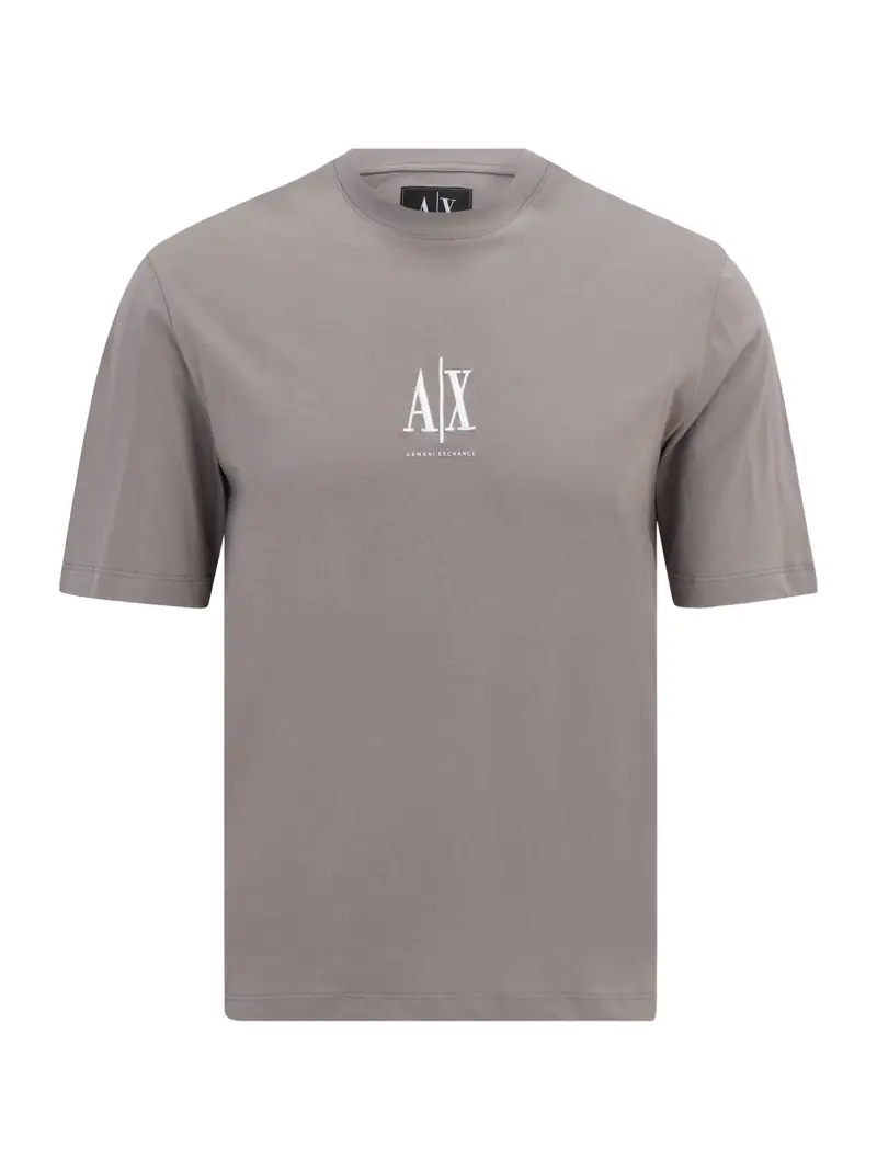 ARMANI EXCHANGE Maglietta  beige scuro / bianco