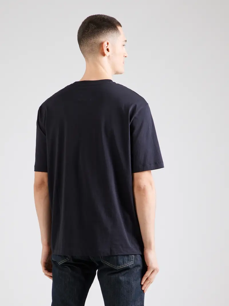 ARMANI EXCHANGE Maglietta blu notte / bianco miniatura 2